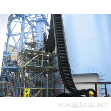 Inclined/Large angle belt conveyor with many bearings